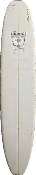 11'3"D US Blanks, Blue, 2x 3/16" Bass 1-1/8" Apart, Natural Rocker, Clear Glue