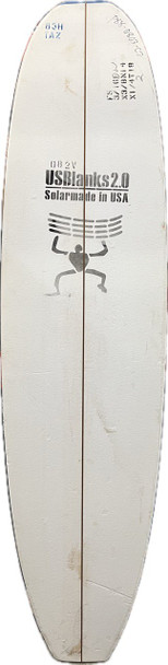 8'3"H US Blanks, Blue, 3/16" Darkwood, +3/8"N14" +1/4"T18" Rocker