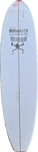 8'6" EA US Blanks, Red, 3/16" Darkwood, Natural Rocker