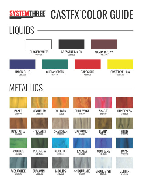 4oz Crescent Black CastFX Liquid Colorant