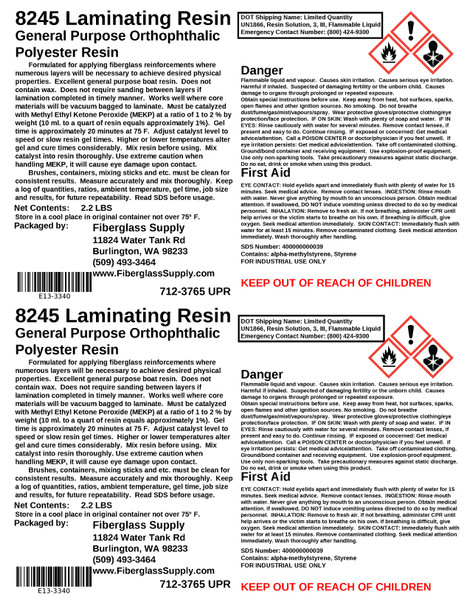 Quart, Boat & General Purpose Laminating Resin