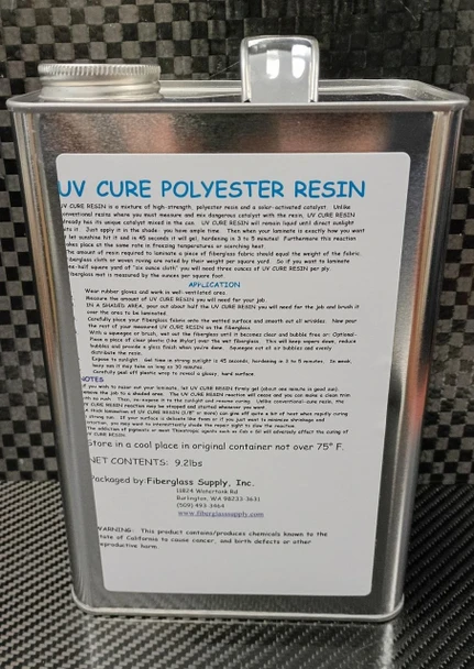 Gallon, UV Cure Polyester Resin