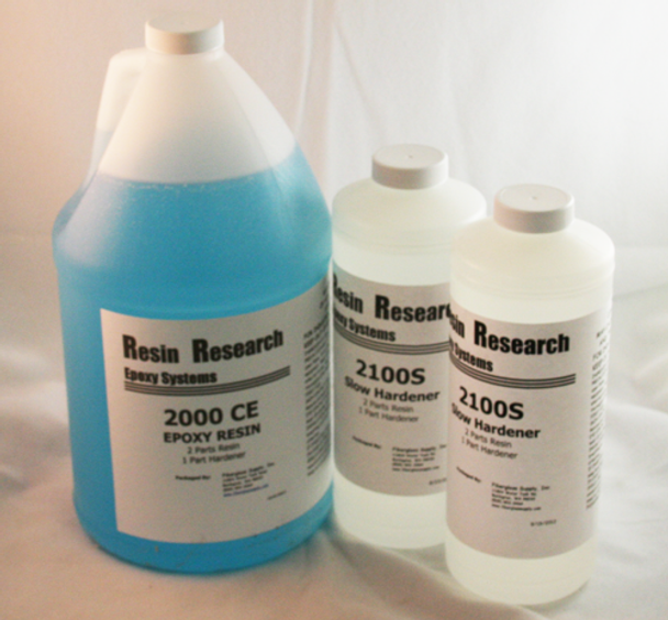 (S)1.5 Gallon Kit Resin Research 2000CE Epoxy Slow