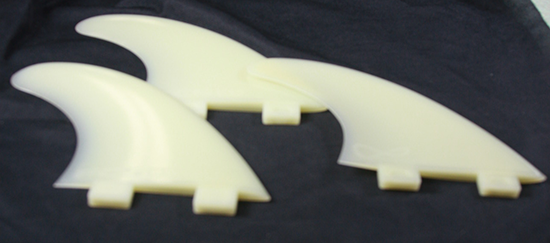 M5 Tri fin set Glass Flex Fin Set w/ Plugs