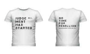 Judgement Has Started T-shirt Male (white) Judgement Has Started T-shirt Male (white)
