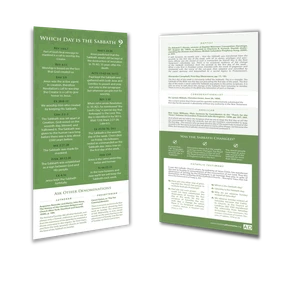 AD Bookmarks: Which Day Is The Sabbath? (1 bookmark)