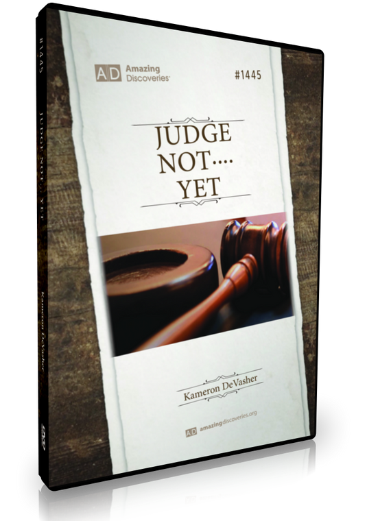 DeVasher - 1445: Judge Not Yet (DVD)