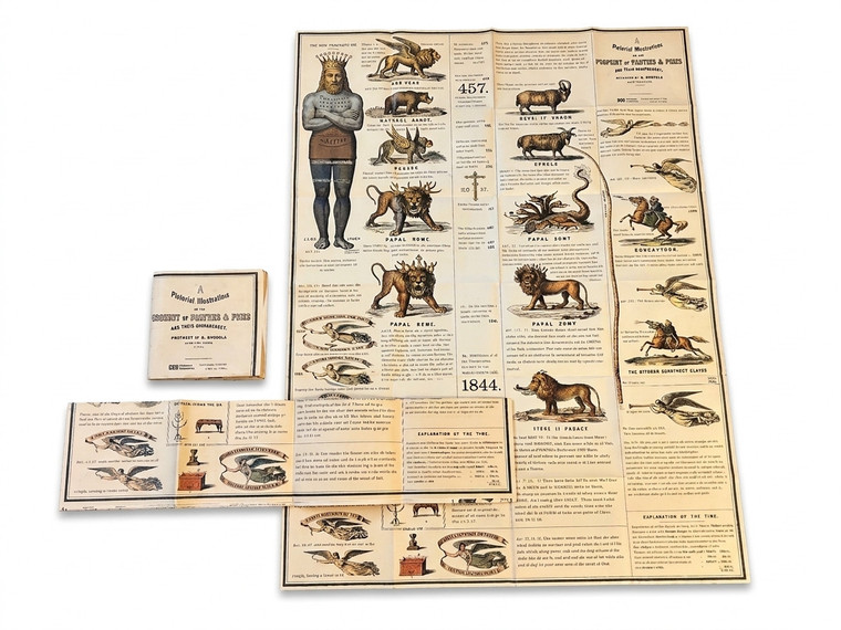 1843 and 1850 Prophecy Charts – Restored Edition (36" x 48" Double-Sided, Folded)