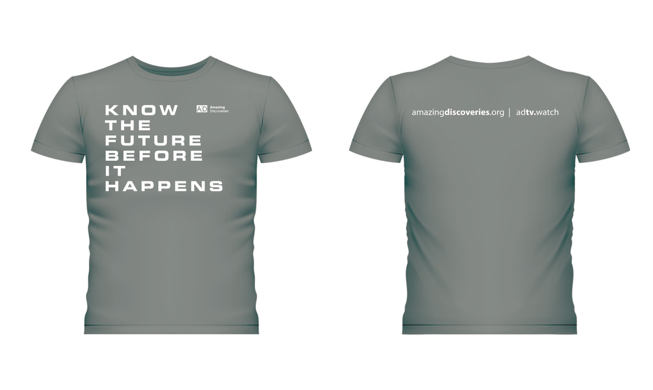 Know the Future T-shirt Male (Gunmetal)