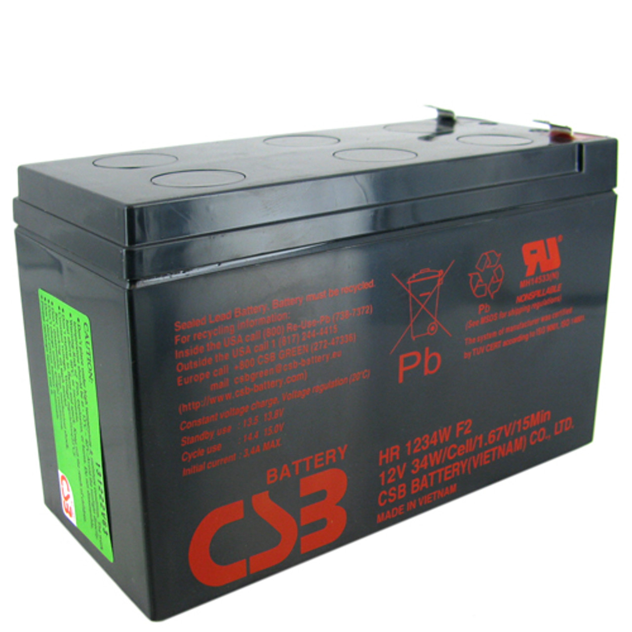 Аккумулятор csb hr1234w. CSB HR 1234w f2. Батарея CSB HR 1234w f2. Аккумулятор CSB hr1234w f2 (12v,9ah) для ups.