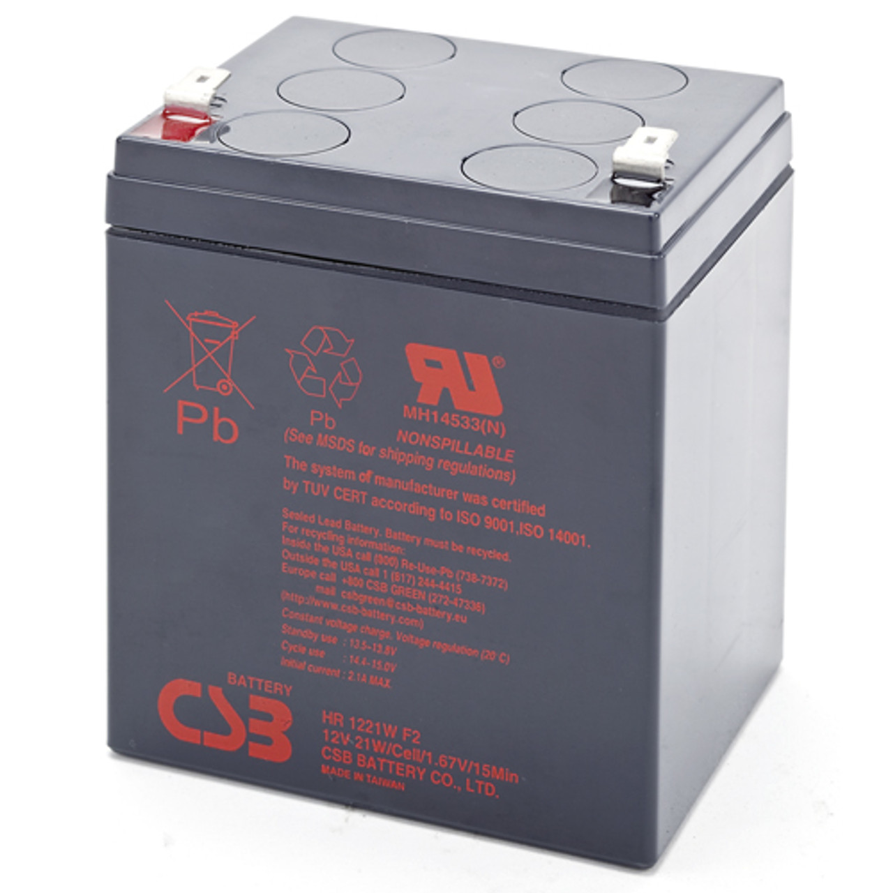 This is an AJC Brand Replacement CyberPower CP 12V 3.2Ah UPS Battery