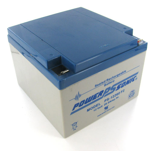 Power-Sonic PS-12260-F2 Lead Acid Battery w/ F2 Terminal