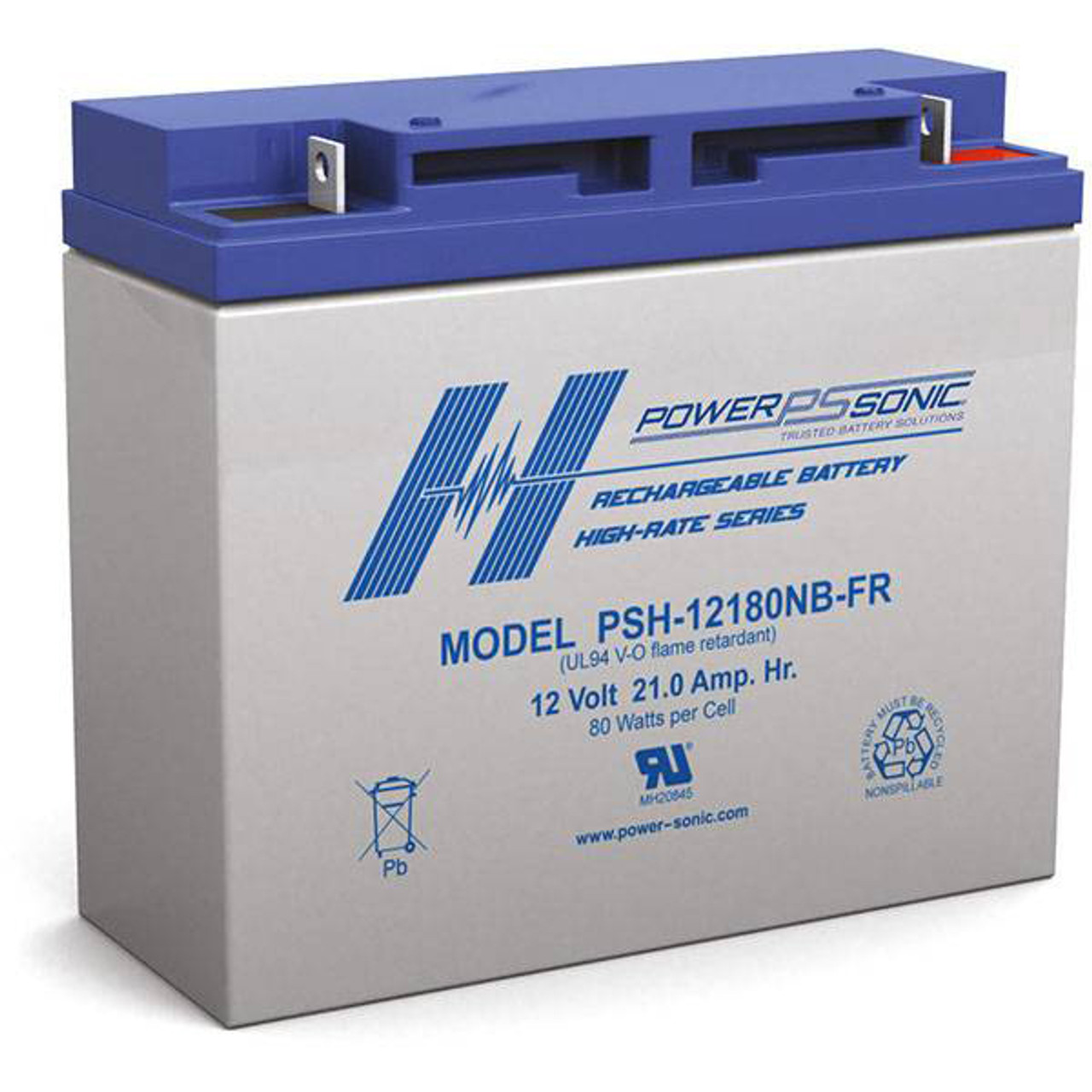 PSH-12180FR - Power-Sonic PSH-12180FR Battery provided by AtBatt.com