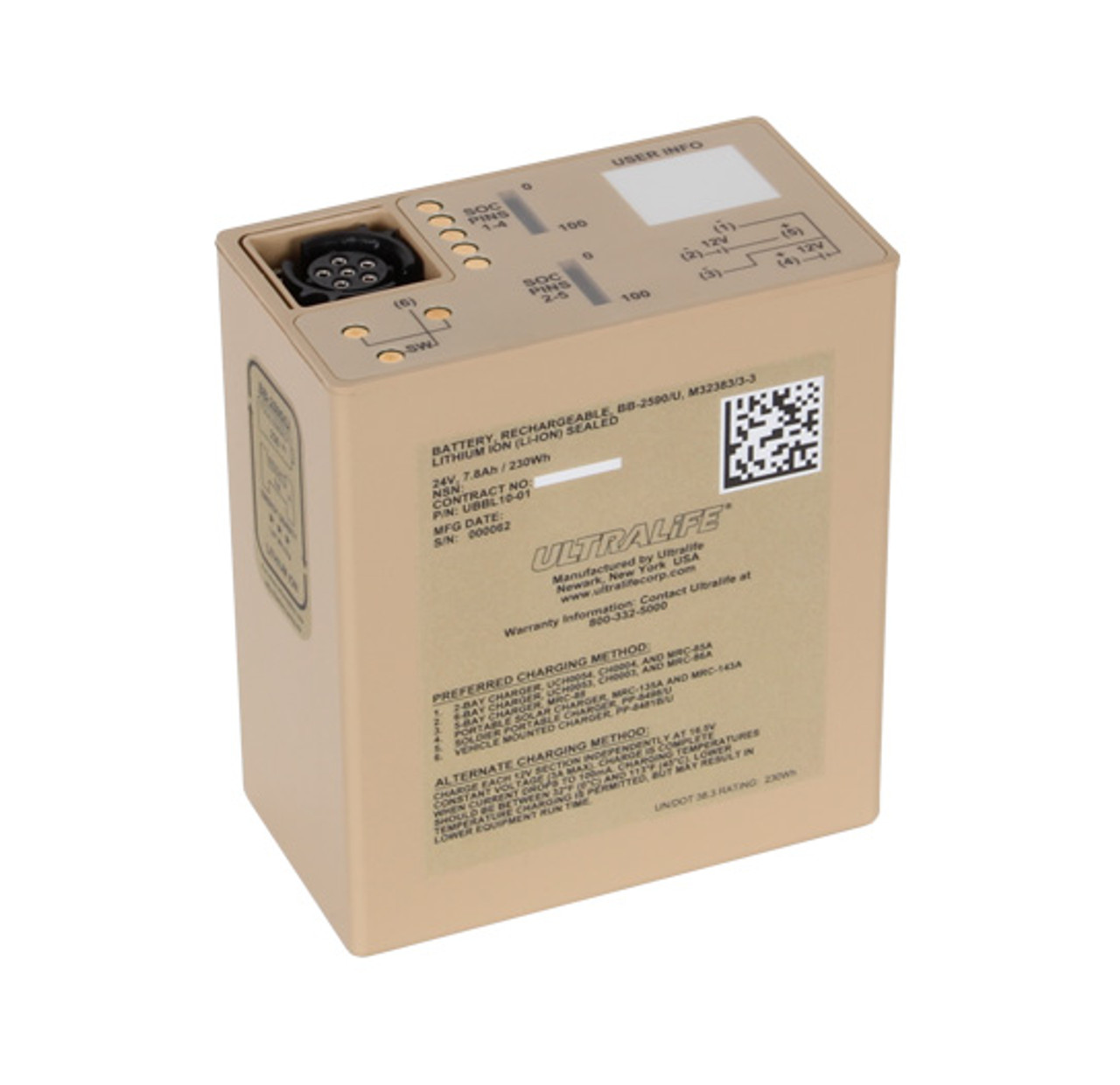 Ultralife Ubbl10 01 Bb 2590 U Battery For Military Applications Class 9 Hazmat