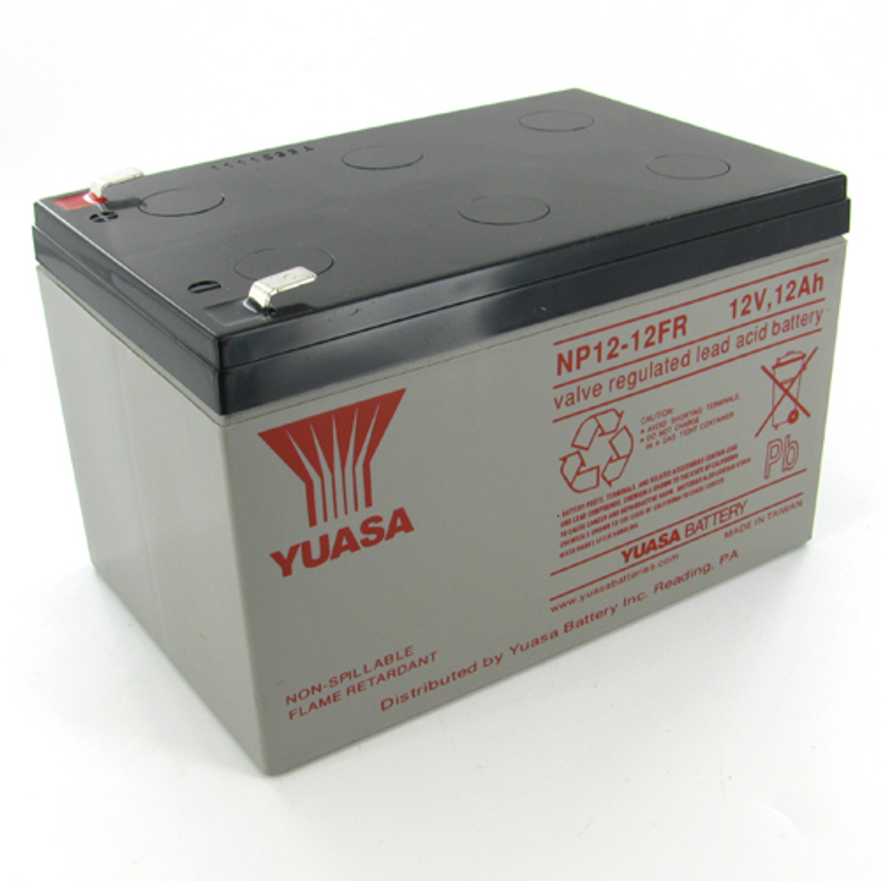 Power-Sonic 2 Pack - 12V 12Ah F2 UPS Battery Replaces Yuasa NP12