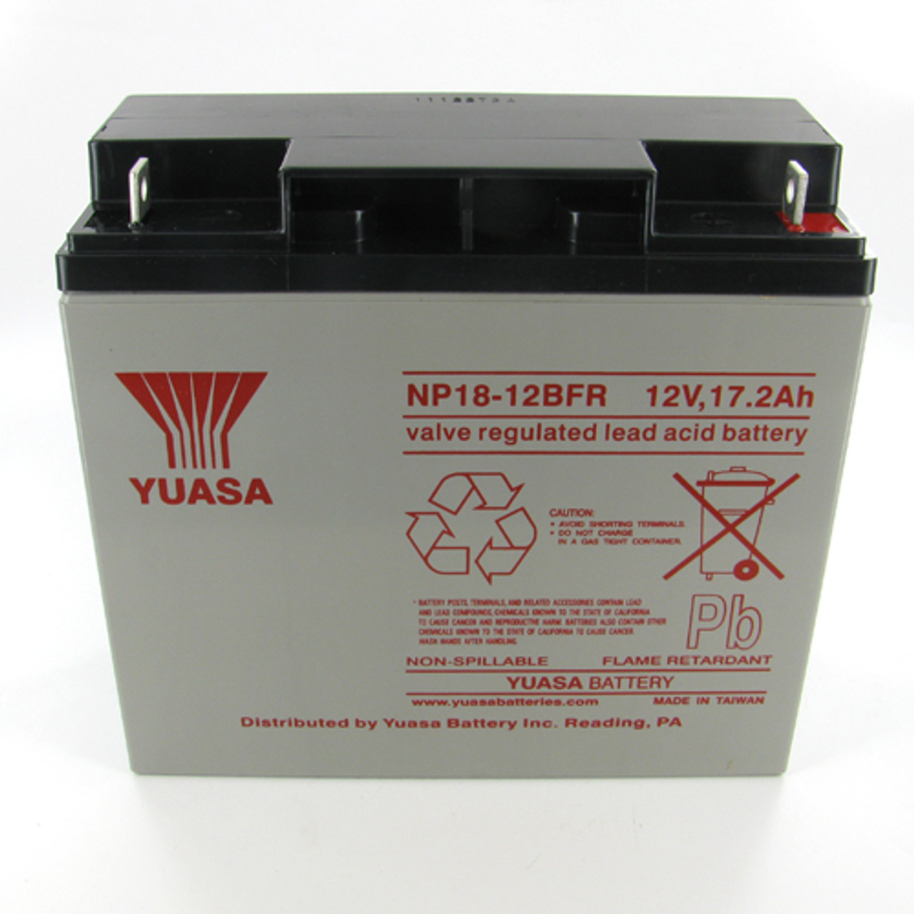 NP18-12BFR - Yuasa NP18-12B Sealed Lead Acid Battery