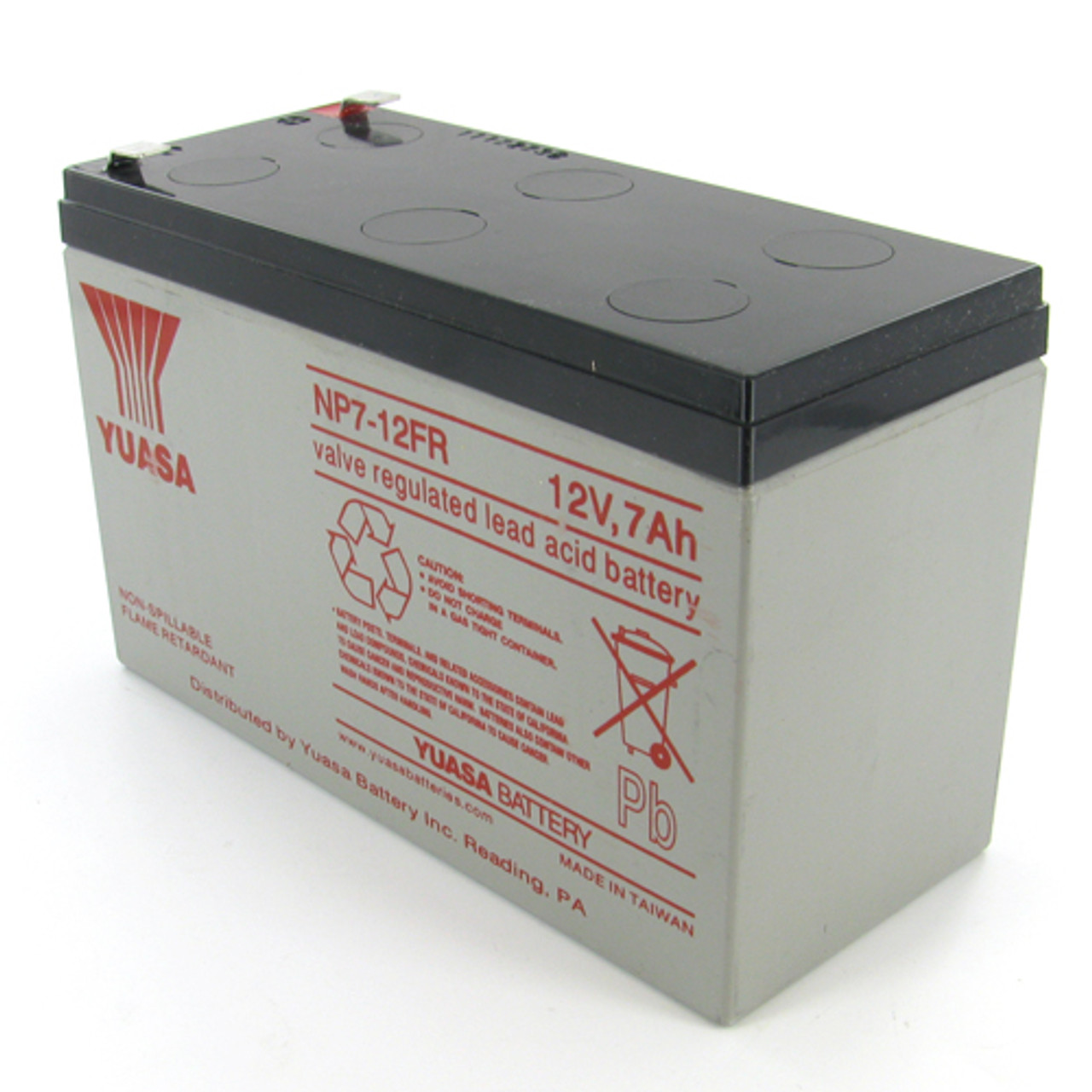 Fiamm FG20721, FG20722, 12 volt replacement batteries YUASA 12v 9Ah 7AH  NP7-12