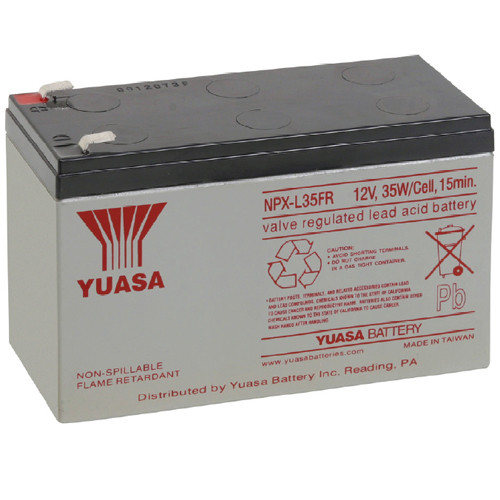 Yuasa NPX-35FR (NPX-L35FR) Sealed Lead Acid Battery with F2 Terminal