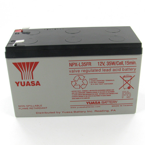 Yuasa NPX-35FR (NPX-L35FR) Sealed Lead Acid Battery with F2 Terminal