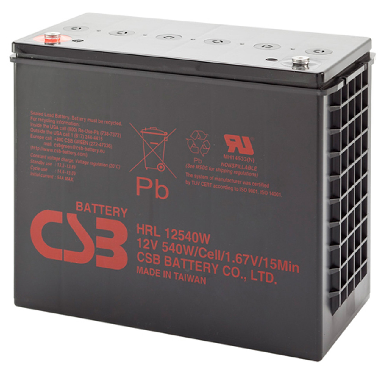 CSB HRL12540W 12V 540W Battery