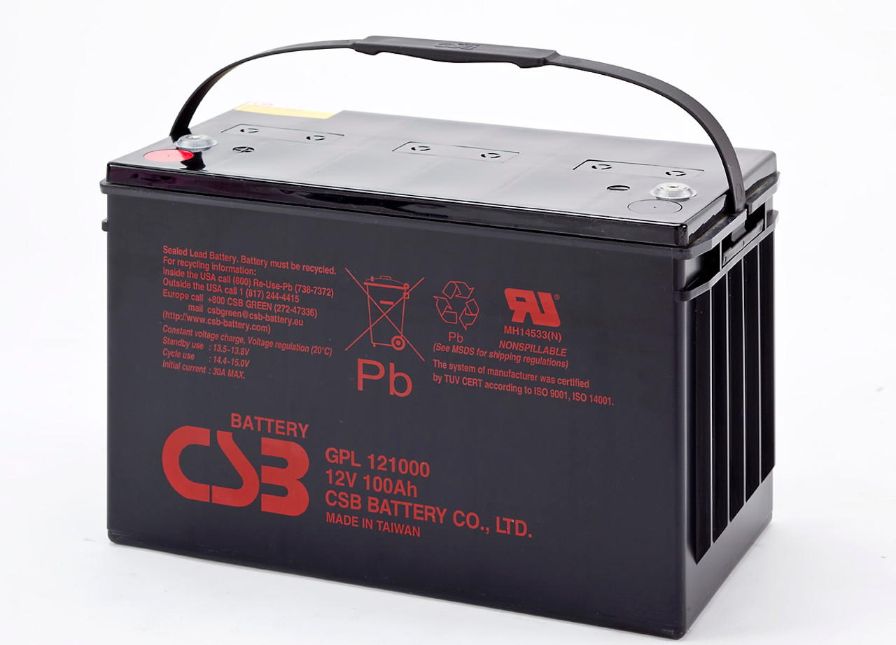 CSB GPL121000 12V 100Ah Battery