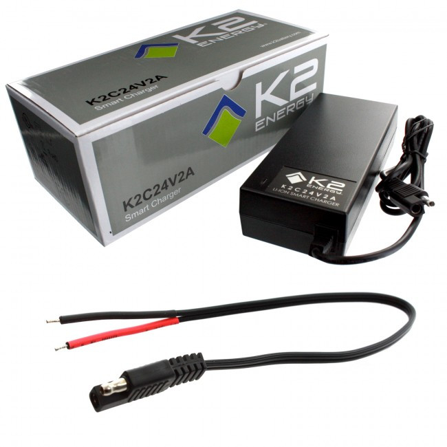 K2 Energy K2C12V4A 12V 4Ah LiFePO4 Smart Charger