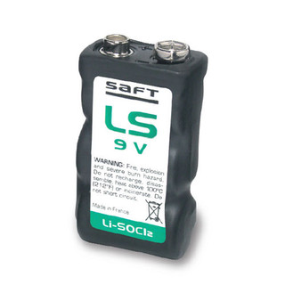 Saft LS9V - 9 Volt Li-SOCl2 Lithium Battery Cell