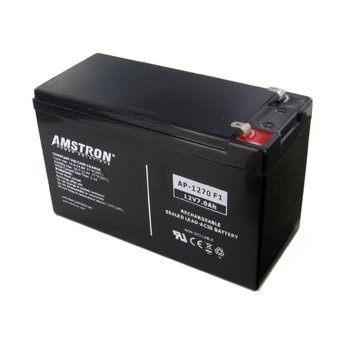 Sealed Lead Acid DSC Alarm Systems PC1500 12V 7.2Ah Battery Replacement with F1 Terminals
