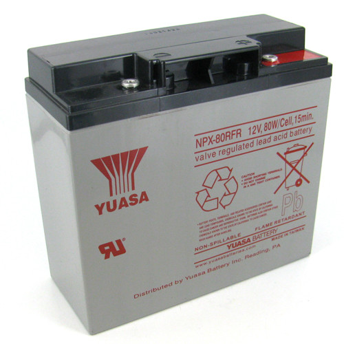 Yuasa NPX-80RFR 12V Sealed Lead Acid Battery (80W/cell) Yuasa NPX-80RFR 12V Sealed Lead Acid Battery (80W/cell)