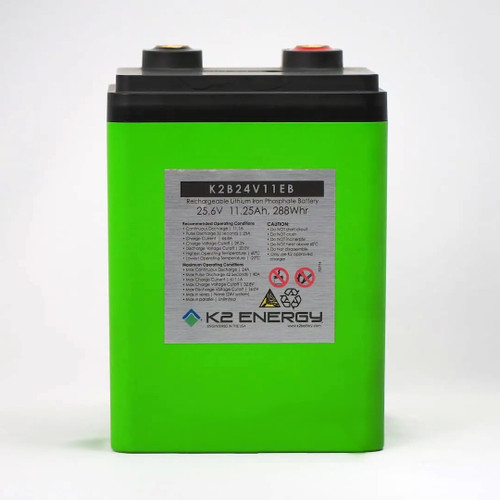 K2 Energy K2B24V11EB Li-Iron Phosphate Battery K2 Energy K2B24V11EB Li-Iron Phosphate Battery