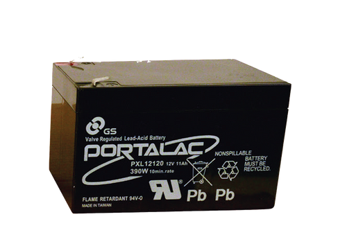 Portalac PXL12120 12V 11AH F2 Terminal Sealed Lead Acid High Rate
