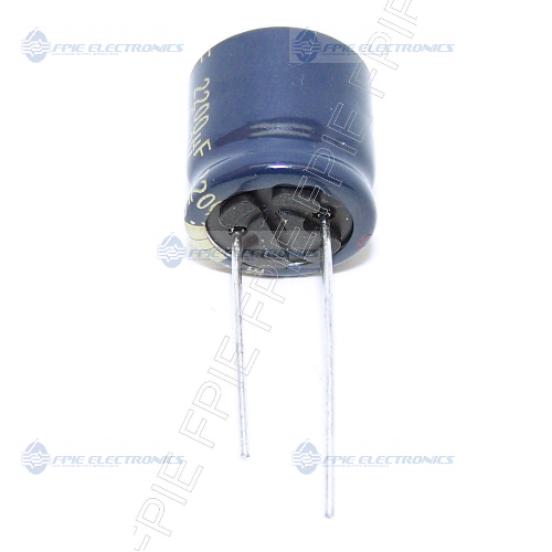 6.3V, 2200uF Radial FC Capacitor 7.50x16mm by Panasonic Electronic Components (200-6987)