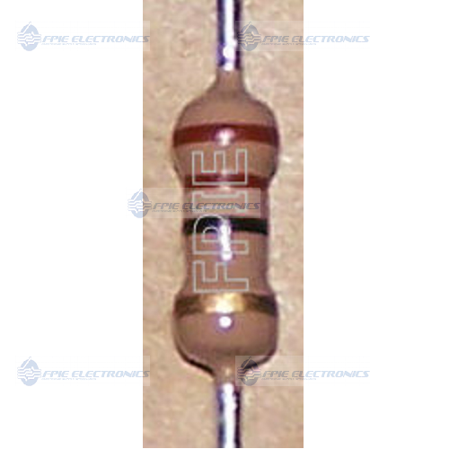 11 Ohm, 1/4W, 5% Carbon Film Resistor by Transohm (06212011-001)