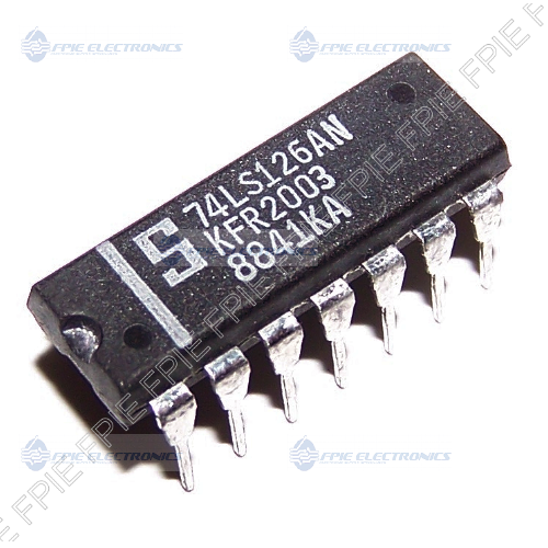 74LS126AN Quad Bus Buffers W/3-State Out by Signetics
