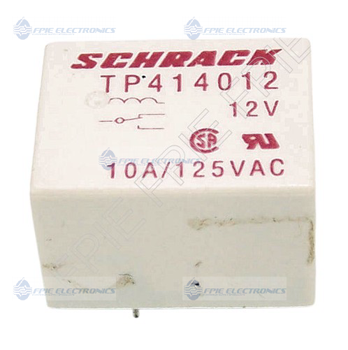 TP414012 12VDC, 10A SPDT (1 Form C) Relay by Schrack