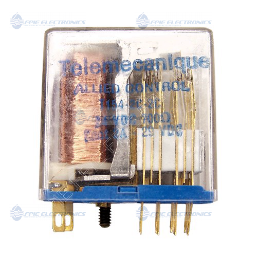 24VDC, 2A, 700 Ohm 4PDT (4 Form C) Relay by Allied Controls (T154-2C-2C)