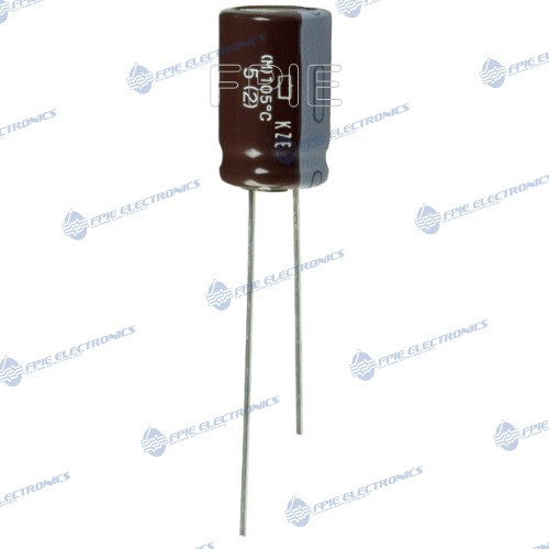 10V, 1000uF Radial KZE Capacitor 10x16mm by Chemi-Con (200-5452)