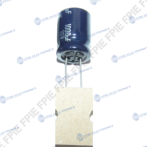 10V, 1000uF Radial Capacitor 12.95x15.75 by Panasonic (200-7304)