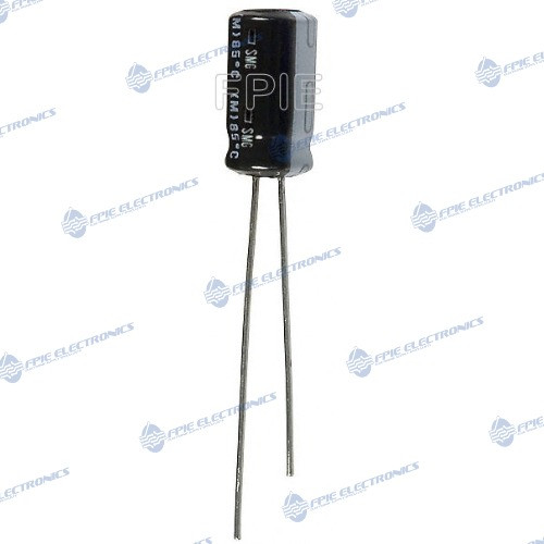 10V, 470uF Radial SMG Capacitor 6.30x12.50mm by Chemi-Con (200-6034)