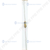 680k Ohm, 1/4W, 5% Carbon Film Resistor by Transohm (29AB250-680K)