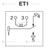 ET1-B3M1S SPDT 1 Form C Automotive Relay by NEC