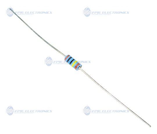 1M Ohm, 1/4W, 1% Metal Film Resistor (981-PF-1.00M-Q-1)