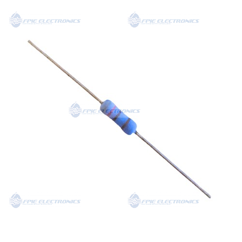820 Ohm, 1W, 5% Carbon Film Resistor by ASJ (600-7038)