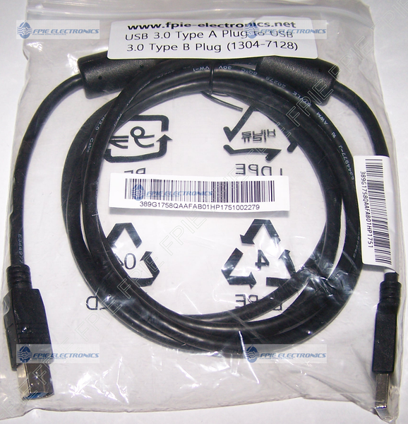 6' USB 3.0 Type A Plug to USB 3.0 Type B Plug (1304-7128)