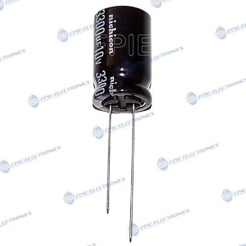 10V, 3300uF Radial VZ Capacitor 12.5x20mm by Nichicon (200-6038)