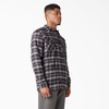 Dickies Men's Sherpa Lined Flannel Shirt Jacket