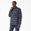 Dickies Men's Sherpa Lined Flannel Shirt Jacket