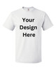 50 Pieces Bulk Custom Screen Printed T-shirt (1-2 Ink) Size: XS-3XL