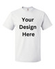 100 Pieces Bulk Custom Screen Printed T-shirt (1-2 Ink) Size: XS-3XL