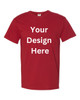 100 Pieces Bulk Custom Screen Printed T-shirt (1-2 Ink) Size: XS-3XL